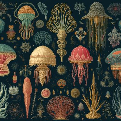 Lucid Origin Ernst Haeckel Art Forms In Nature Symmetrical Sh 3
